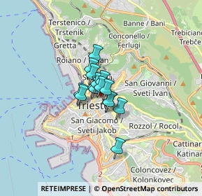 Mappa Via Ugo Polonio, 34125 Trieste TS, Italia (0.71733)