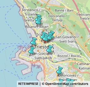 Mappa V.le Venti Settembre, 34125 Trieste TS, Italia (1.86462)