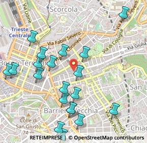 Mappa V.le Venti Settembre, 34125 Trieste TS, Italia (0.577)