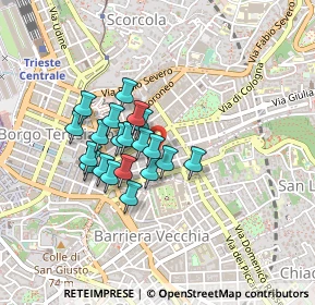 Mappa V.le Venti Settembre, 34125 Trieste TS, Italia (0.3175)