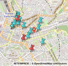 Mappa V.le Venti Settembre, 34125 Trieste TS, Italia (0.488)
