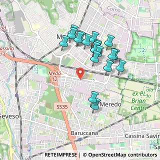 Mappa Via Po, 20821 Meda MB, Italia (0.846)