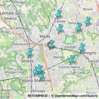 Mappa Via Po, 20821 Meda MB, Italia (2.32091)