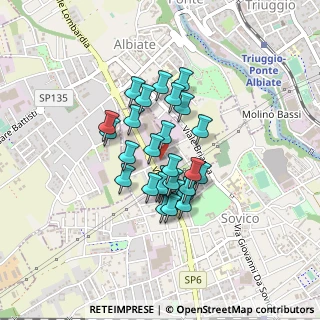 Mappa Via Lombardia, 20845 Sovico MB, Italia (0.32143)