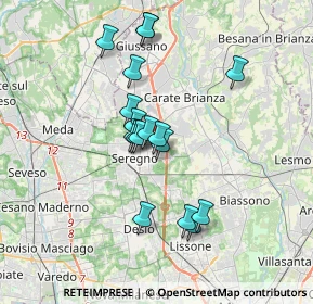 Mappa Via C. Porta, 20831 Seregno MB, Italia (2.95176)