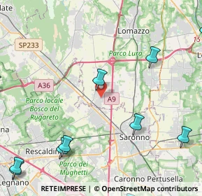 Mappa Via Vittorio Veneto, 22078 Turate CO, Italia (6.77333)