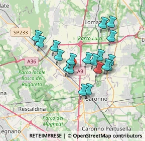 Mappa Via Vittorio Veneto, 22078 Turate CO, Italia (2.99947)