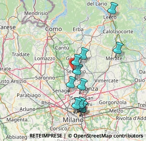 Mappa Via Beato Angelico, 20831 Seregno MB, Italia (14.02)