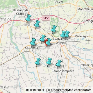 Mappa Via Venezia, 35018 San Martino di Lupari PD, Italia (6.29333)