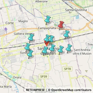 Mappa Via Venezia, 35018 San Martino di Lupari PD, Italia (1.41083)