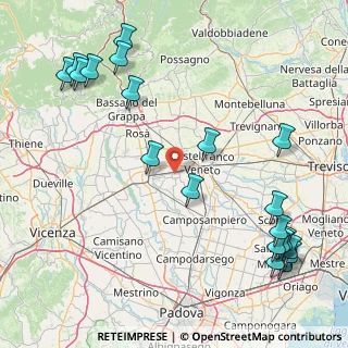 Mappa Via Venezia, 35018 San Martino di Lupari PD, Italia (22.3)