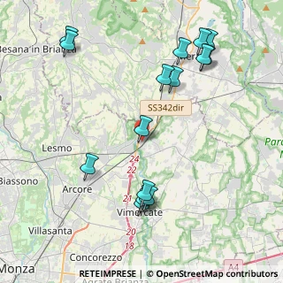 Mappa Via Alessandro Volta, 20866 Carnate MB, Italia (4.712)