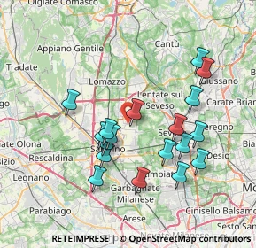 Mappa Via Milano, 20815 Cogliate MB, Italia (7.04)