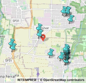 Mappa Via Milano, 20815 Cogliate MB, Italia (1.213)