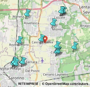 Mappa Via Milano, 20815 Cogliate MB, Italia (2.41059)