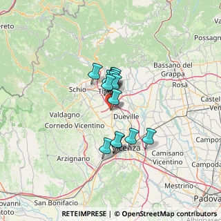 Mappa Via Fratel Faccin, 36030 Villaverla VI, Italia (8.49267)