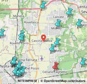 Mappa Via S. Fermo, 20815 Cogliate MB, Italia (3.087)