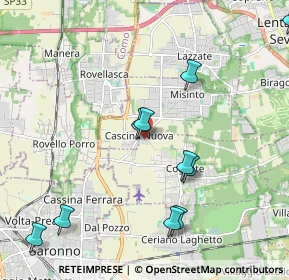 Mappa Via S. Fermo, 20815 Cogliate MB, Italia (2.53818)