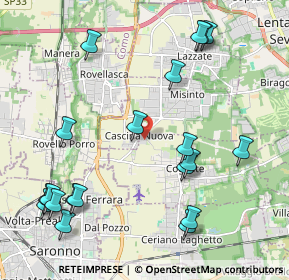 Mappa Via S. Fermo, 20815 Cogliate MB, Italia (2.503)