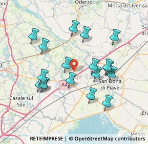 Mappa Via Contarina, 31050 Monastier di Treviso TV, Italia (7.04778)