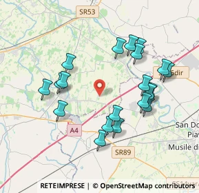 Mappa Via Contarina, 31050 Monastier di Treviso TV, Italia (3.6845)