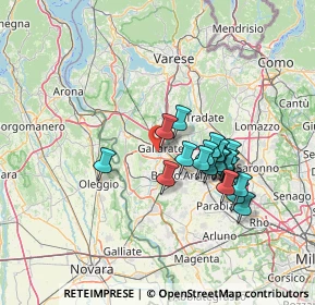 Mappa Via Papa Giovanni Paolo I, 21013 Gallarate VA, Italia (11.961)