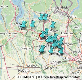 Mappa Via Papa Giovanni Paolo I, 21013 Gallarate VA, Italia (10.693)