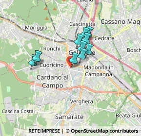 Mappa Via Papa Giovanni Paolo I, 21013 Gallarate VA, Italia (1.28364)