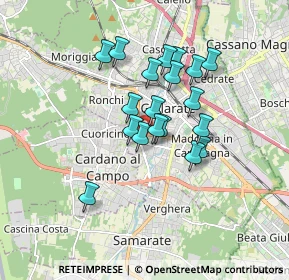 Mappa Via Papa Giovanni Paolo I, 21013 Gallarate VA, Italia (1.34158)