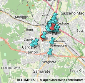 Mappa Via Papa Giovanni Paolo I, 21013 Gallarate VA, Italia (1.178)