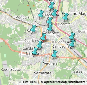 Mappa Via Papa Giovanni Paolo I, 21013 Gallarate VA, Italia (1.72077)