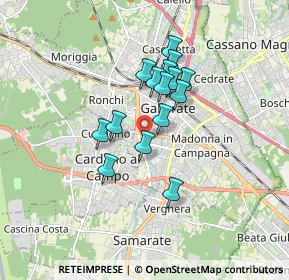 Mappa Via Papa Giovanni Paolo I, 21013 Gallarate VA, Italia (1.27133)