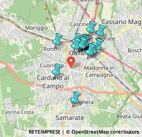 Mappa Via Papa Giovanni Paolo I, 21013 Gallarate VA, Italia (1.29882)