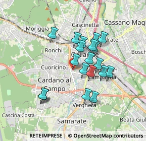 Mappa Via Papa Giovanni Paolo I, 21013 Gallarate VA, Italia (1.4675)