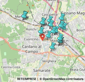 Mappa Via Papa Giovanni Paolo I, 21013 Gallarate VA, Italia (1.50765)