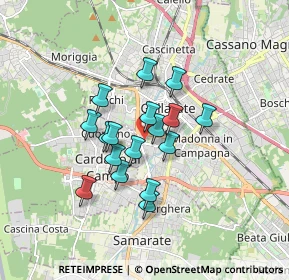 Mappa Via Papa Giovanni Paolo I, 21013 Gallarate VA, Italia (1.26412)