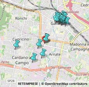 Mappa Via Papa Giovanni Paolo I, 21013 Gallarate VA, Italia (0.926)