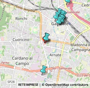 Mappa Via Papa Giovanni Paolo I, 21013 Gallarate VA, Italia (0.97063)