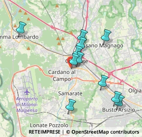 Mappa Via Papa Giovanni Paolo I, 21013 Gallarate VA, Italia (3.57818)