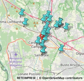 Mappa Via Papa Giovanni Paolo I, 21013 Gallarate VA, Italia (2.836)