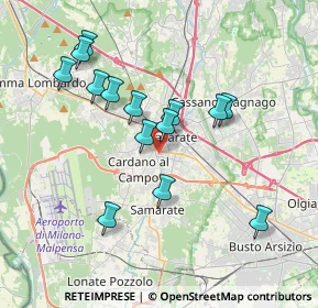 Mappa Via Papa Giovanni Paolo I, 21013 Gallarate VA, Italia (3.48857)