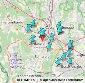 Mappa Via Papa Giovanni Paolo I, 21013 Gallarate VA, Italia (3.4625)