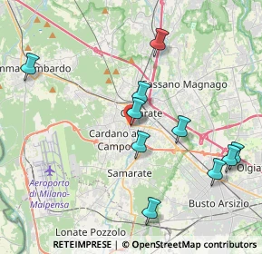 Mappa Via Papa Giovanni Paolo I, 21013 Gallarate VA, Italia (4.58364)