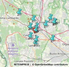 Mappa Via Papa Giovanni Paolo I, 21013 Gallarate VA, Italia (2.56933)