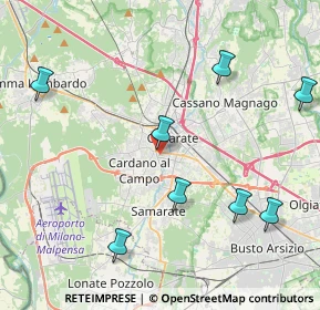 Mappa Via Papa Giovanni Paolo I, 21013 Gallarate VA, Italia (6.115)