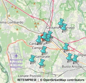 Mappa Via Papa Giovanni Paolo I, 21013 Gallarate VA, Italia (3.3075)