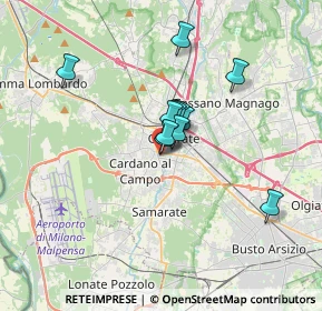 Mappa Via Papa Giovanni Paolo I, 21013 Gallarate VA, Italia (2.24167)