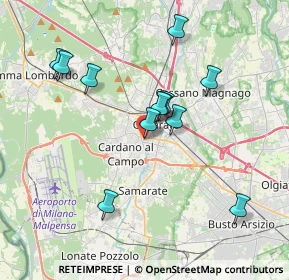 Mappa Via Papa Giovanni Paolo I, 21013 Gallarate VA, Italia (3.39167)