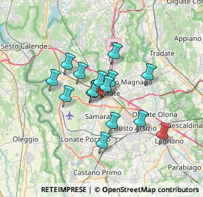 Mappa Via Papa Giovanni Paolo I, 21013 Gallarate VA, Italia (5.09533)