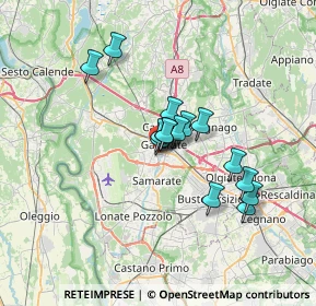 Mappa Via Papa Giovanni Paolo I, 21013 Gallarate VA, Italia (5.07933)